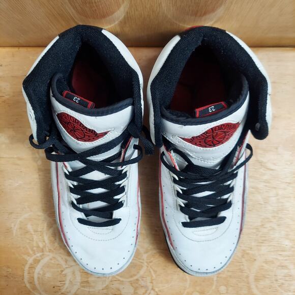 Air Jordan 2 Retro 2004 Chicago 308308-161 Men's US 8.5 White Basketball Shoes - Picture 7 of 9